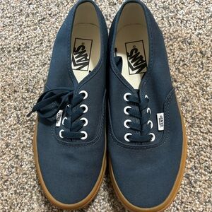 Vans Unisex Navy Canvas Sneakers